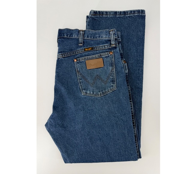 Wrangler Other - Wrangler Jeans Mens 36x30 Blue Denim 13MWZGK Cowboy Cut Original Fit Straight
